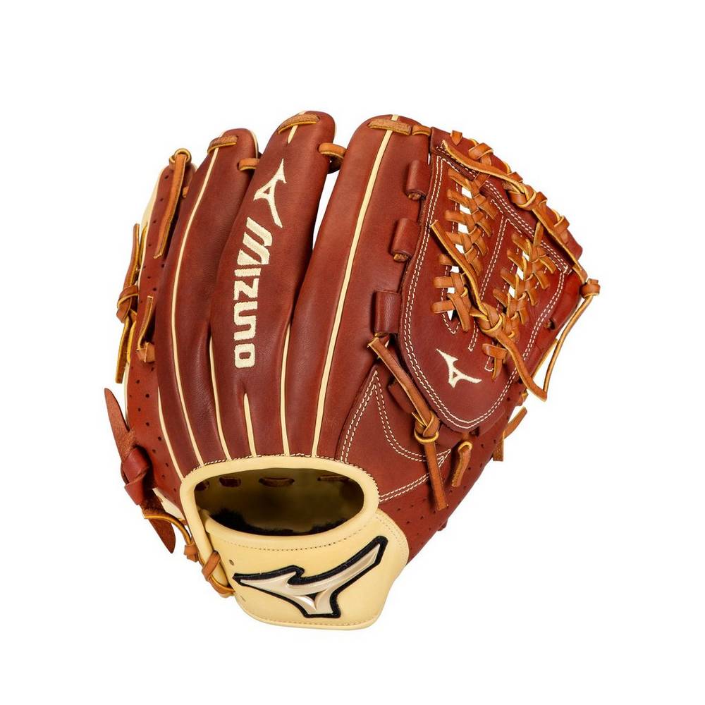 Guantes De Beisbol Mizuno Prime Elite Infield 11.75" Hombre Marrones Outlet ELXO-63215